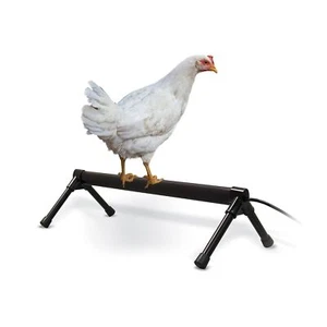 K&H Pet Products Thermo-Chicken Heated Perch Gray 26" 40W - Picture 1 of 8