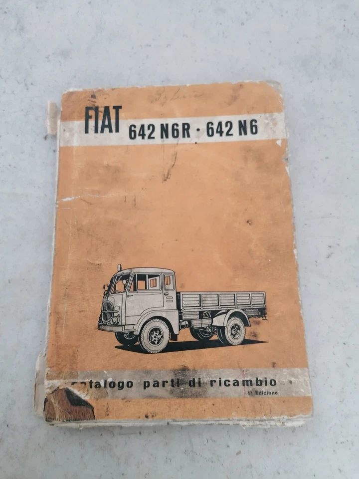 manuale libro libretto catalogo parti di ricambio fiat iveco om 642 n6r n6 book - Immagine 1 di 4