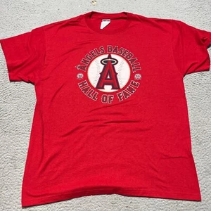 Los Angeles Angels MLB Baseball HOF T Shirt Mens XL Nolan Ryan Rod Carew Y2k - Picture 1 of 8