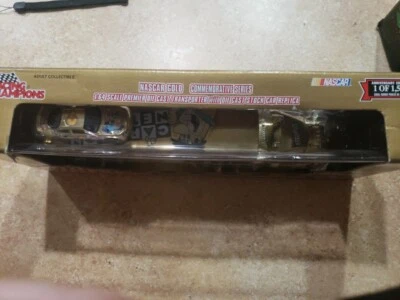 1/64 Racing Champions 1998 Cartoon Network diecast Gold Chrome Transporter w/car - Image 1 of 4