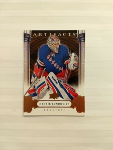 2009-10 UDC Artifacts Card #1 Henrik Lundqvist New York Rangers