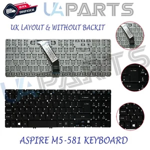 Für Acer Aspire M5-581 M5-581G M5-581T M5-581TG M3-581 Uk-Layout-Laptop-Tastatur - Bild 1 von 3