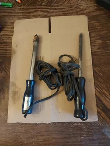 VINTAGE LENK ELECTRIC SOLDERING IRON #111 100-WATTS 120VOLTs & Unbranded Iron - Picture 1 of 5