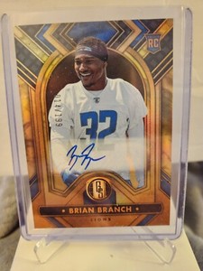 2023 Brian Branch Gold Standard 014/199 Rookie Auto