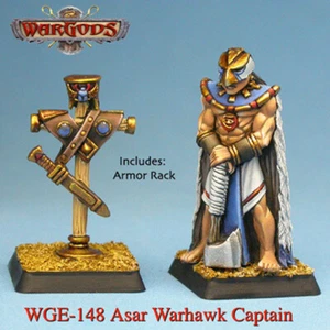 WGE148 HERU ASAR WARHAWK CAPITÁN con ARMADURA Wargods - Imagen 1 de 1