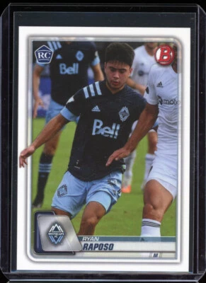2020 Bowman mls RYAN RAPOSO rookie RC 🇨🇦 whitecaps - 617 MADE! - Image 1 of 2