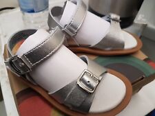 UMI Celia, Girls' Ankle Strap Sandals Silver (Silver) 5.5UK Child, EU22