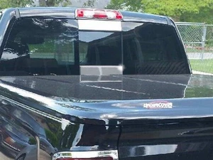 2014-2018 GMC SIERRA 2 Piece Stainless Steel Sliding Rear Window Trim Accents - Picture 1 of 1