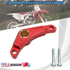 AL Shift Shaft Brace Shifter Support Anodize Red For Honda CRF110F 2013-2023 AB