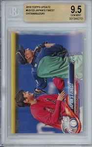 Shohei Ohtani Ichiro 2018 Topps Update US153 Japans finest Rookie Card BGS 9.5 - Picture 1 of 2