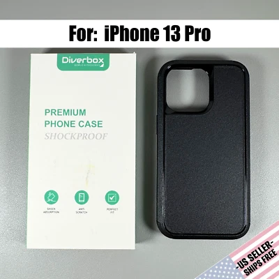 Case for iPhone 13 Pro - Adventurous Black | Premium Dual Layer Case - Image 1 of 4