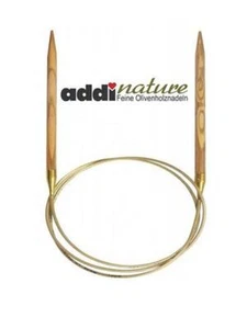 Addi Olive Knitting Needles Fixed Circular Wood 40cm 60cm 80cm 100cm 120cm 150cm - Picture 1 of 96