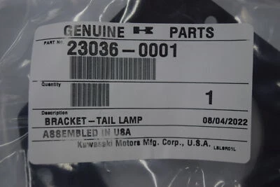 Kawasaki OEM Tail Light Bracket 23036-0001 - Image 1 of 2