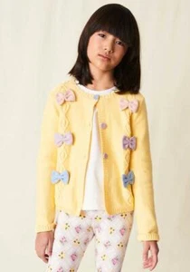 NWT Matilda Jane Enchanted Garden Lemon Meringue Cardigan Size 4 NEW - Picture 1 of 5