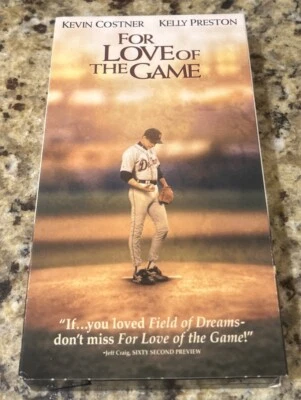 For The Love Of The Game VHS Kelly Preston John C. Reilly Kevin Costner - Image 1 of 3