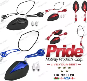 PRIDE MOBILITY SCOOTER SPECCHI ORGOGLIO COPPIA QUALITÀ PREMIUM CONSEGNA GRATUITA IL GIORNO SUCCESSIVO - Foto 1 di 4