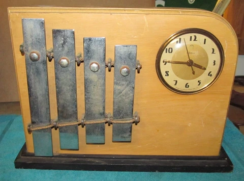 Vintage Kohler Liebich Xylophone Dinner Chime Telechron Clock Cover