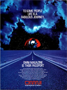 1988 Omni Magazine Your Passport To Infinity Vintage Print Ad Full Page Color - Bild 1 von 1