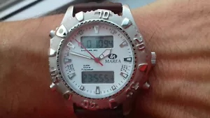 Marea CHRONOGRAPH ANA-DIGI-ALARM B11037/2 VINTAGE COLLECTION NOS MONTRE WATCH - Imagen 1 de 12