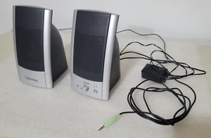 Gateway G-MAX 2000 Computer Speaker Set + AC Power Cord Diamond Audio - Picture 1 of 9