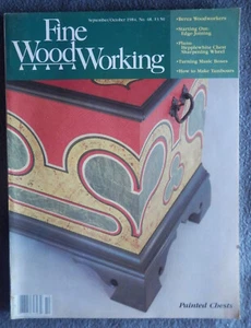 FINE WOODWORKING magazine SEPTEMBER/OCTOBER 1984 No. 48: Painted Chests VGC - Imagen 1 de 5