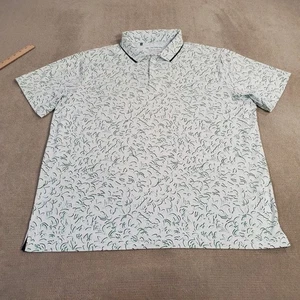 Under Armour The Iso Chill Polo Shirt Mens 2XL XXL White Performance Stretch - Picture 1 of 8