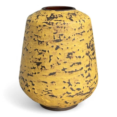 Große Vintage Mid-Century Keramik Vase 60/70er Jahre  Design Fat Lava Stil Matt - Bild 1 von 4