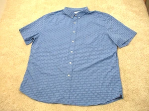 Southern Tide Intercoastal Kurzarm Hemd mit Knopfleiste Herren XL blau - Bild 1 von 9