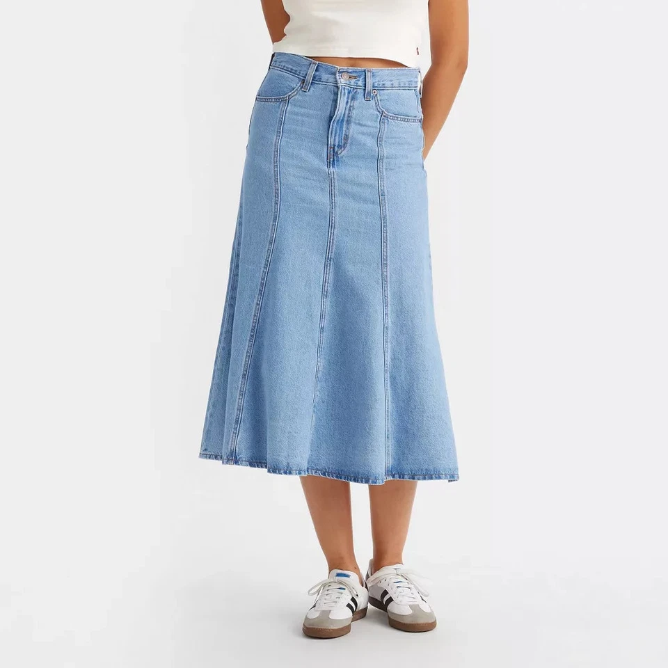 Levi's Women's Fit and Flare Skirt - Image 1 of 1