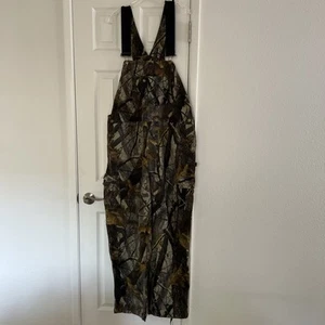 Woolrich Overalls Men XL Green Realtree Camo Outdoor Guide Collection Cargo - Picture 1 of 10