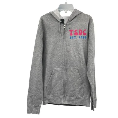 Толстовка с капюшоном женская Gildan графическая на молнии серая/разный размер маленькая - Изображение 1 из 4