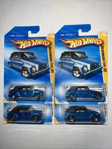 hot wheels 2009 new models Volkswagen Type 181 X 4 Pink Glass Read Desc - Picture 1 of 5