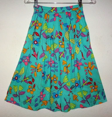 DE COLECCIÓN AÑOS 80 ESPRIT NIÑOS FALDA VESTIDO NIÑAS ESTAMPADO FLORAL SONY PICTURES ESTUDIO UTILERÍA Foto 1 de 4