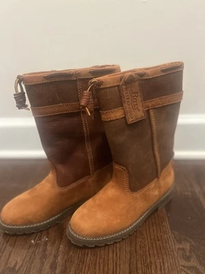 NEW Bass Waterproof Leather Boots  Size 7 Sherpa Lined Mid Calf Brown Western  - Image 1 of 4