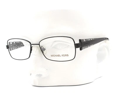 Gafas Michael Kors MK 499 001 negras con templos de cebra 52-16-135 Foto 1 de 4