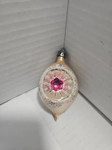 Vintage Mercury Glass Indent Christmas Ornaments - Picture 1 of 2