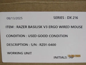 Razer Basilisk V3 ERGO WIRED Gaming Mouse [DX216] - Picture 1 of 5