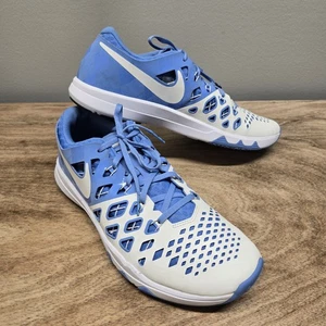 Nike Shoes Men 11.5 Train Speed 4 AMP UNC Tar Heels Carolina Blue/White - Picture 1 of 14