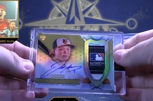 Jackson Holliday Topps Dynasty 2024 Rookie 1/1 MLB patch Logo Auto RPA 🔥 🔥 🔥 - Picture 1 of 1