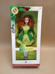 Muñeca Barbie Danza Irlandesa Mattel K7290 Etiqueta Rosa Festivales del Mundo 2006 - Imagen 1 de 12