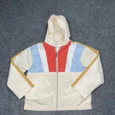 GymboreeJacket Girls Size XL  Mix & Match Rain Windbreaker Lined Hooded Full Zip - Image 1 of 4