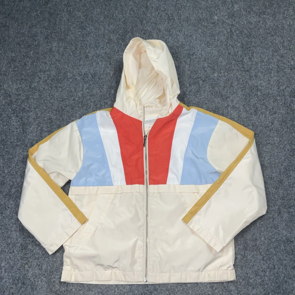 GymboreeJacket Girls Size XL  Mix & Match Rain Windbreaker Lined Hooded Full Zip - Image 1 of 4