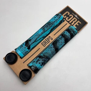 CORE Skinny Boy Lenkergriffe Soft 170mm - Blau / Schwarz Longneck Fahrrad Roller - Bild 1 von 6