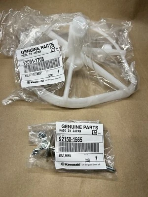 Filtro de aire Kawasaki Kx 125 250 1994-2007 soporte jaula perno de ala 2001 2002 Foto 1 de 4