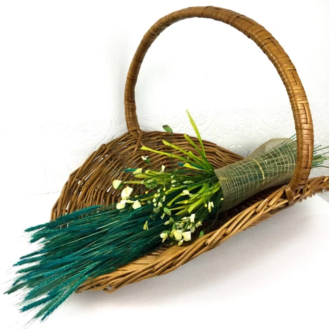 vintage gigantic gathering wicker basket flower harvest decorative storage Cover