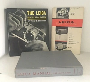 Lot of 3 Vtg Leitz Leica Camera Accessories Catalog Manual & System Books - Picture 1 of 1