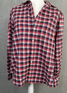 Frank & Eileen Women’s Plaid Shirt Long Sleeve Button Up USA Made Designer Sz S - Picture 1 of 14
