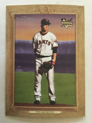 TIM LINCECUM Rookie Card RC - 2007 Topps Turkey Red - Card #88 Giants - Image 1 of 2