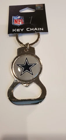 NFL - DALLAS COWBOYS BOTTLE OPENER OFFICIAL TEAM KEY CHAIN KEY RING Cover