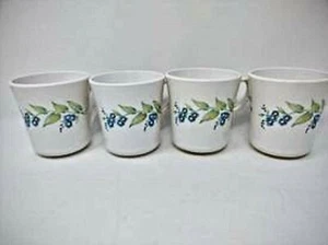 Set 4 tazzine da caffè Corning Ware disegni floreali - Foto 1 di 5